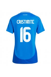 Italia Bryan Cristante #16 Fotballdrakt Hjemme Klær Dame EM 2024 Korte ermer